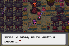 Лесная локация игры с красивой графикой