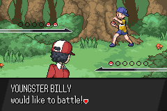 Экран боя игры с красивой графикой