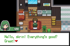 Сцена разговора игры скрасивой графикой