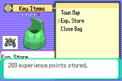 Exp. Store в Pokemon Victory