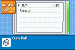 TM74 (Pokemon Radical Red Cheats)